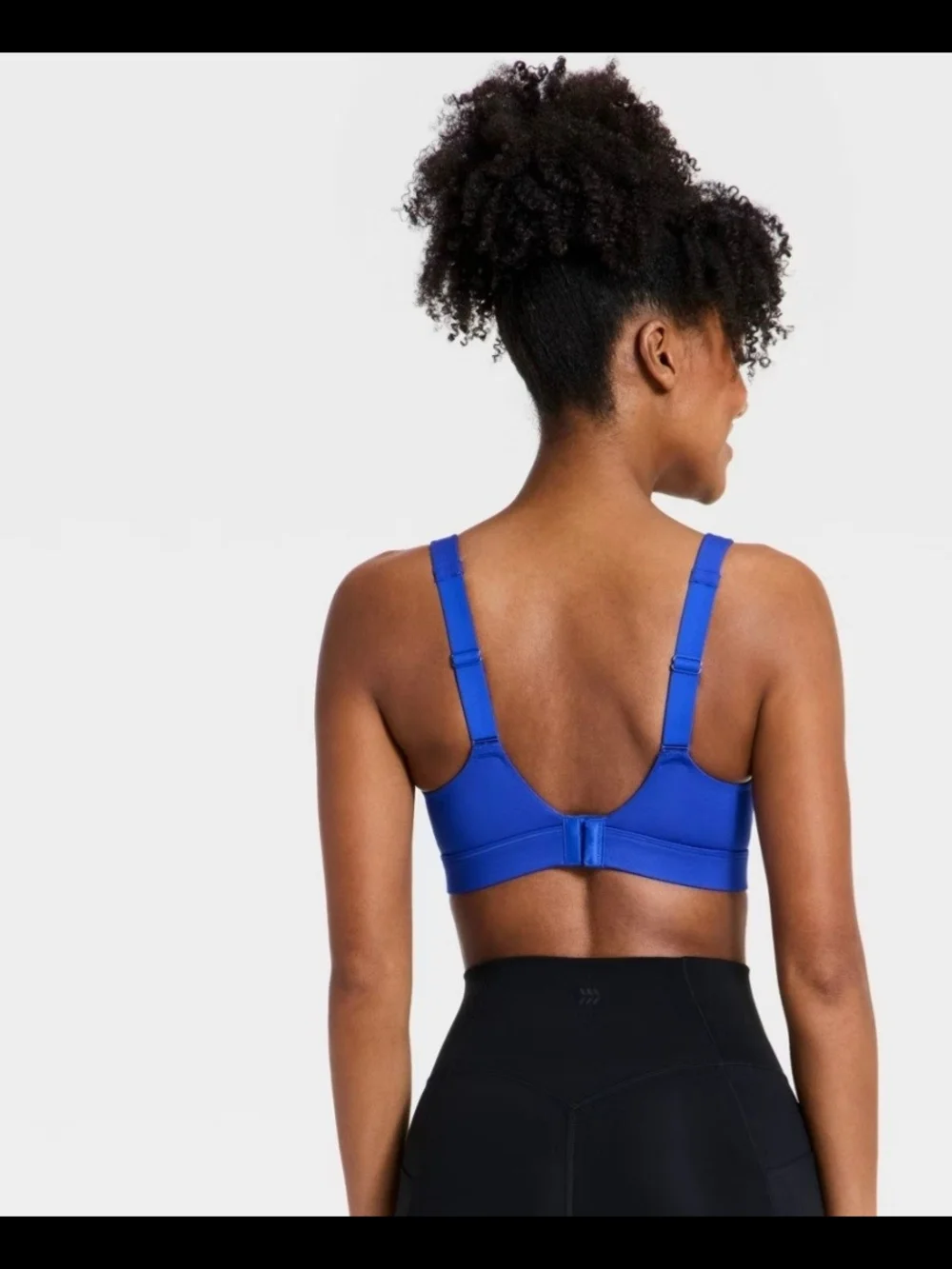 all in motion Royal Blue Support Crop Sports Bra